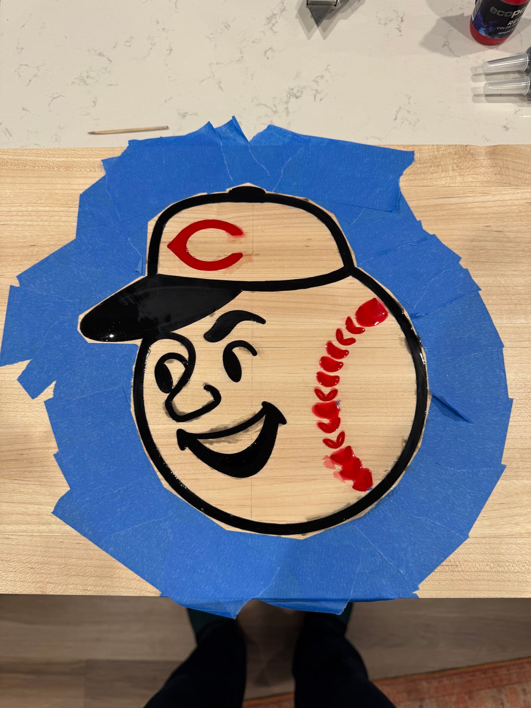 Cincinnati Reds Charcuterie Board — photograph 5