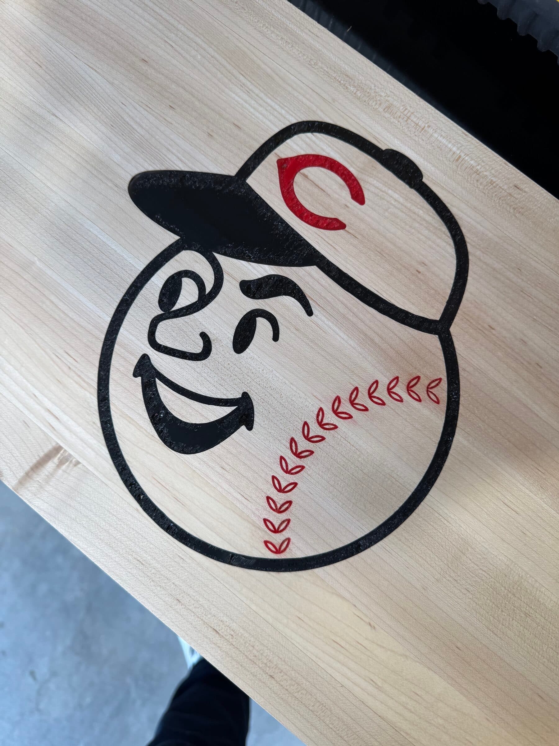 Cincinnati Reds Charcuterie Board — photograph 6