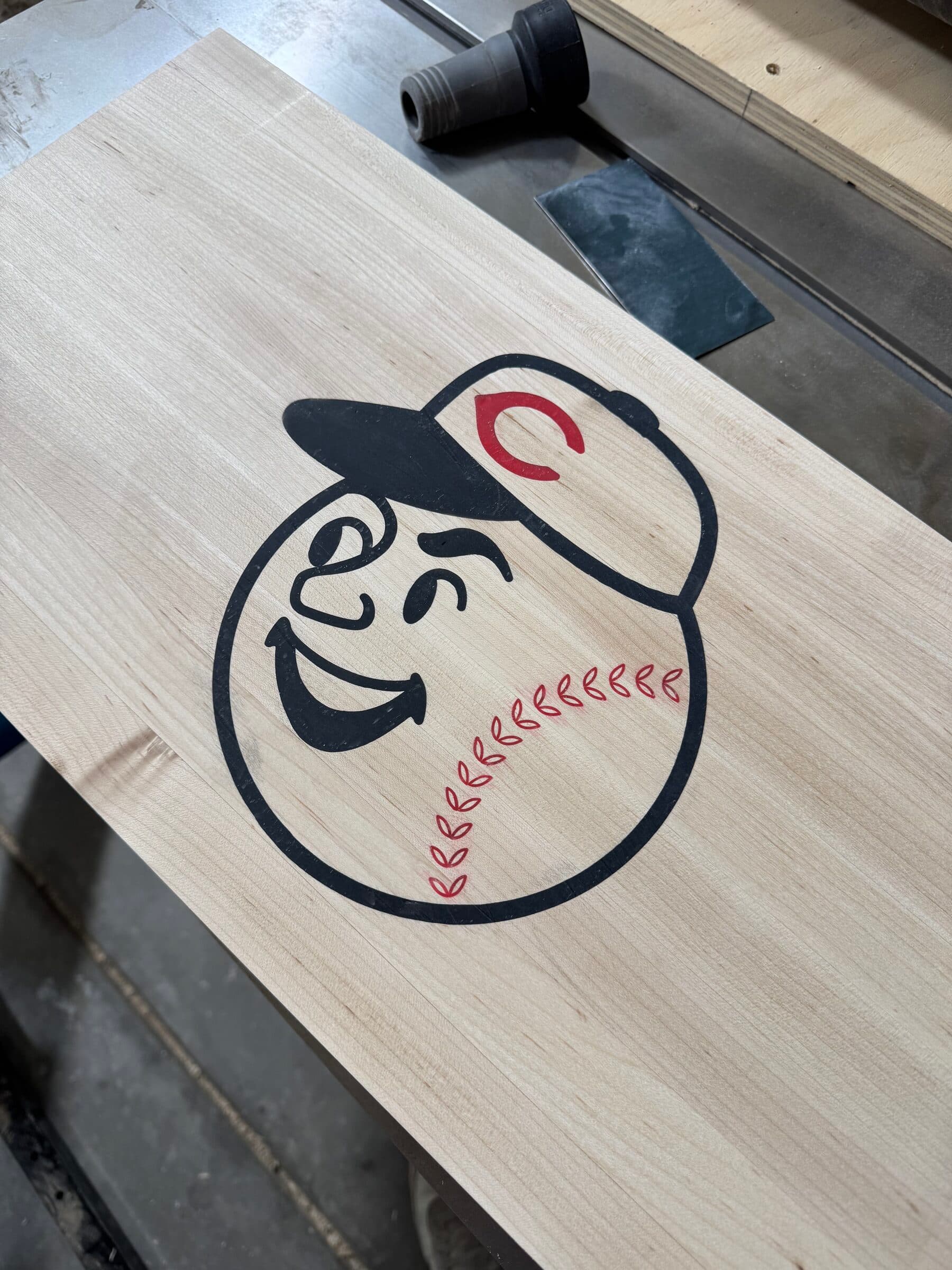 Cincinnati Reds Charcuterie Board — photograph 7