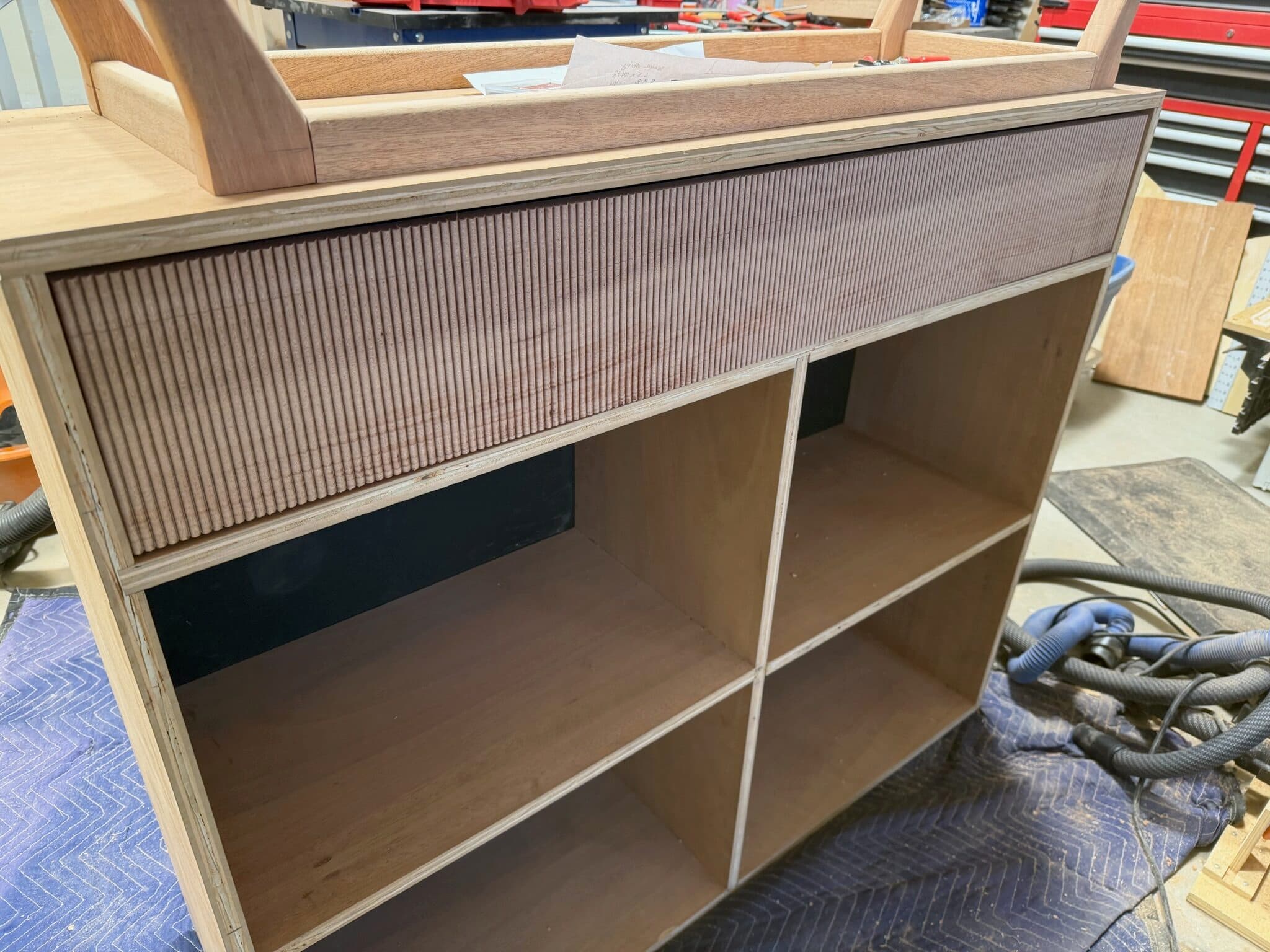 Mid Century Record Cabinet — photograph 11
