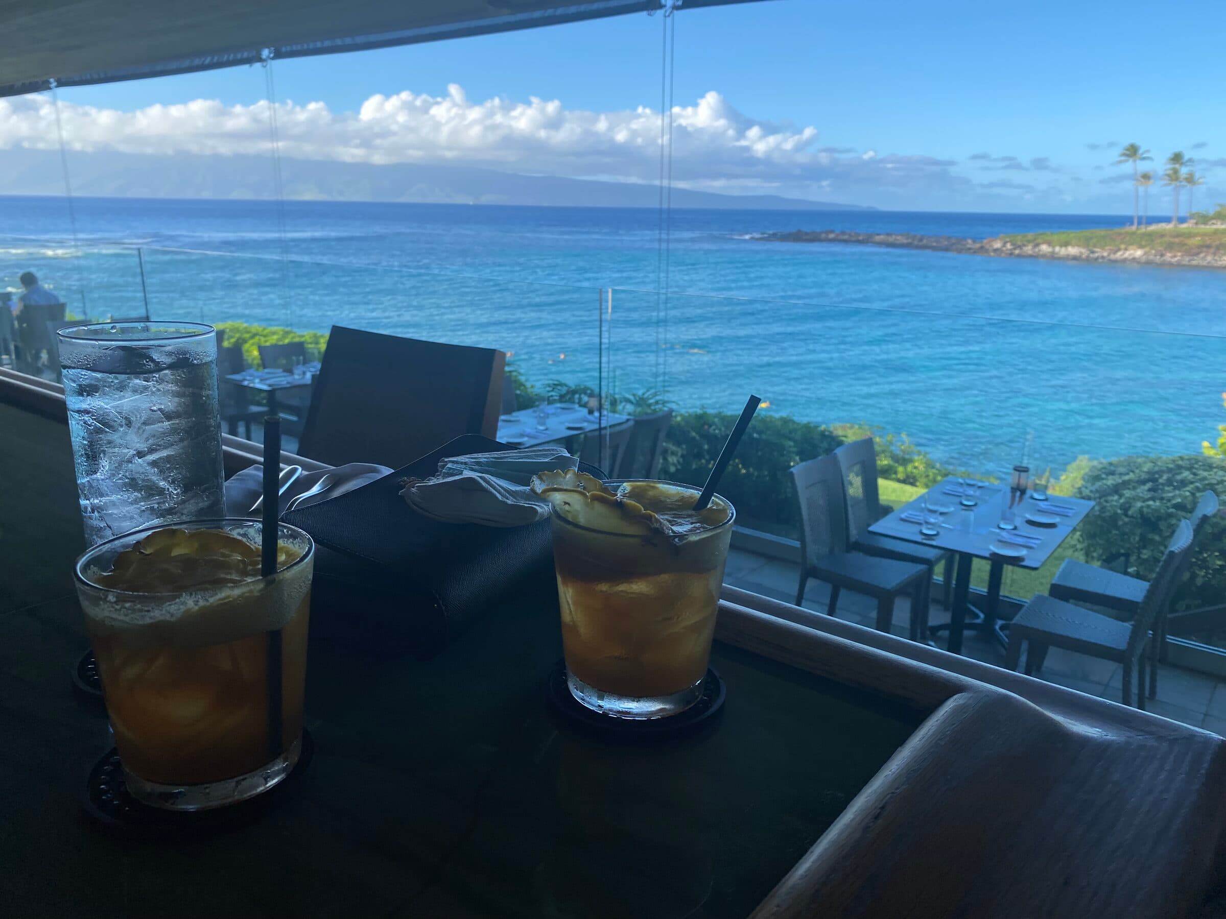 Lilikoi foam mai tai at Merriman's